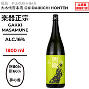 楽器正宗 本醸造 中取 【1800ml】